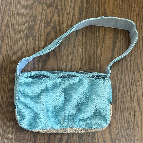 Beach-Themed Beaded Shoulder Bag Price Firm - Picture 8 of 8